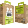 Muvit For Change Auriculares True Wireless Eco-Sound Blanco con ANC+ENC y Pantalla en Estuche M2404